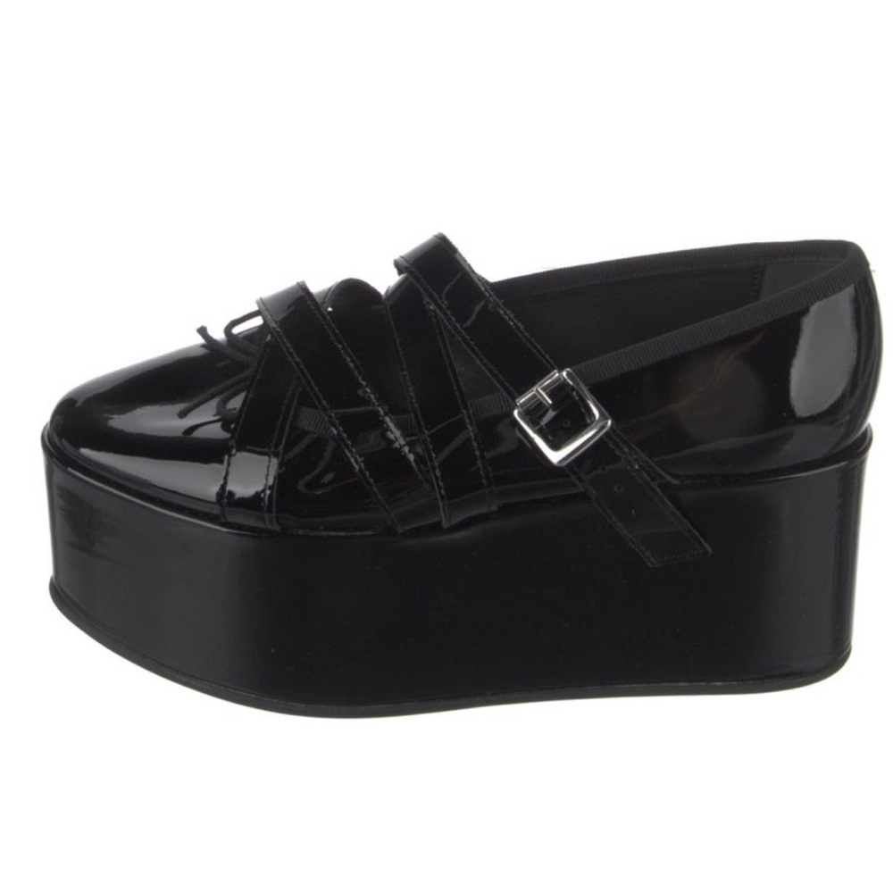 noir kei ninomiya x Repetto
Leather Bow Accents Mary Jane Flats